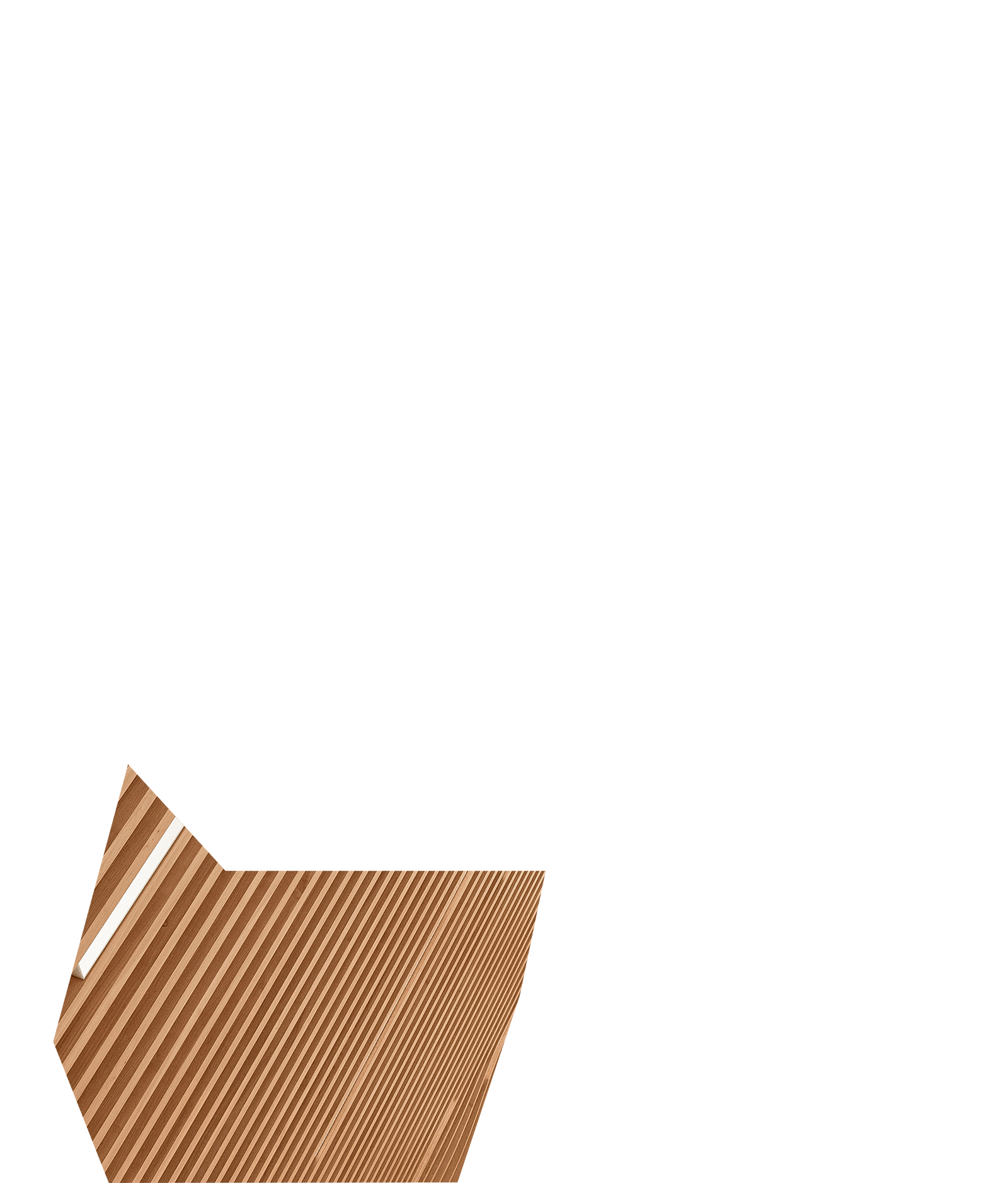 A wooden shape, Part of the collage 1