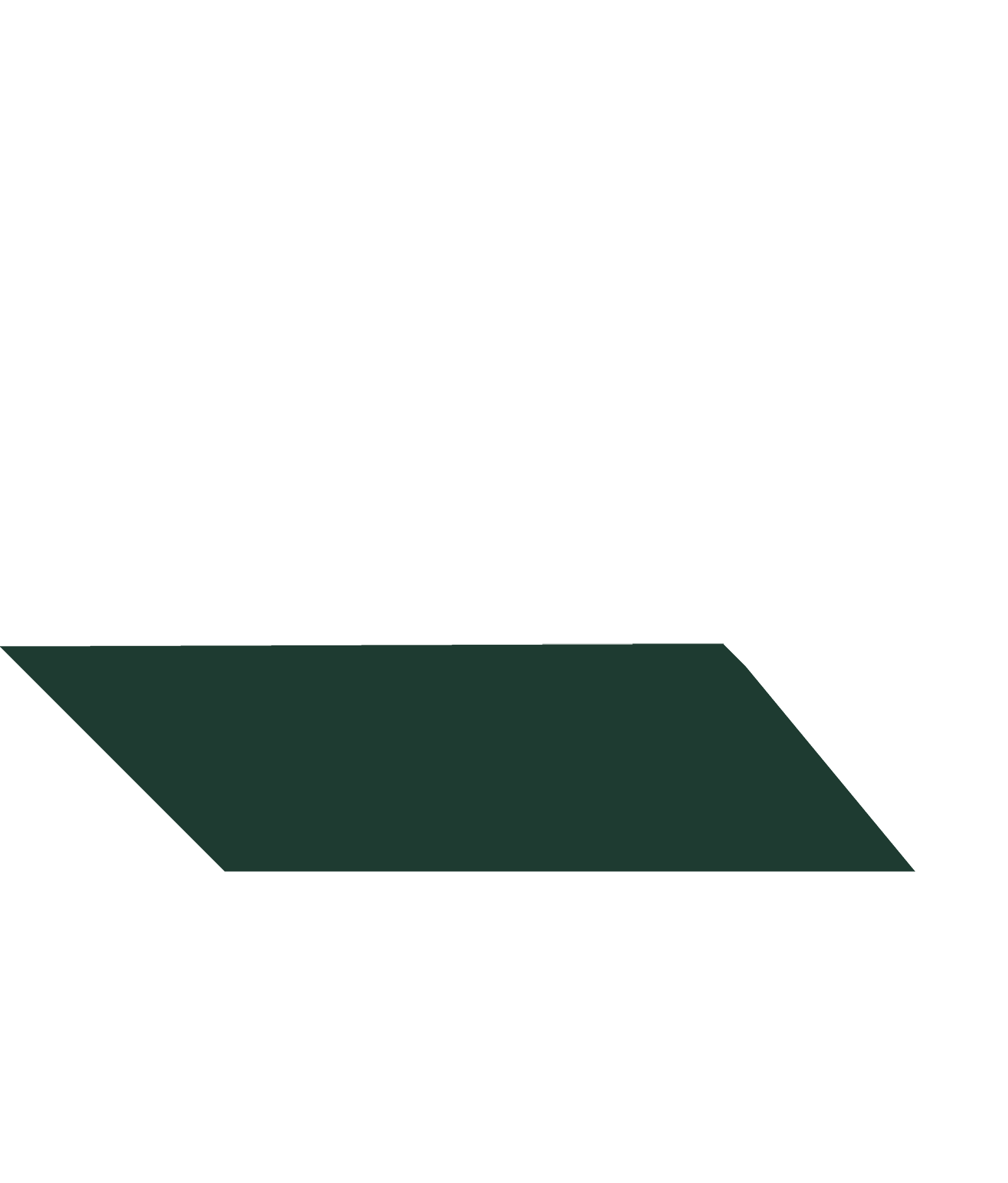 A dark green rectangle, Part of the collage 3